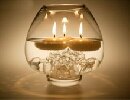 Как создать прозрачные свечи